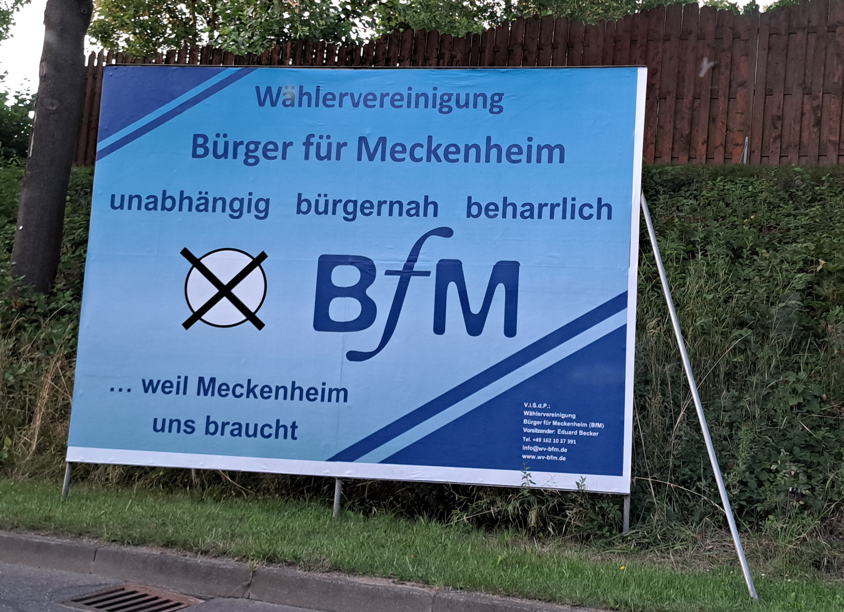 Wahlplakat